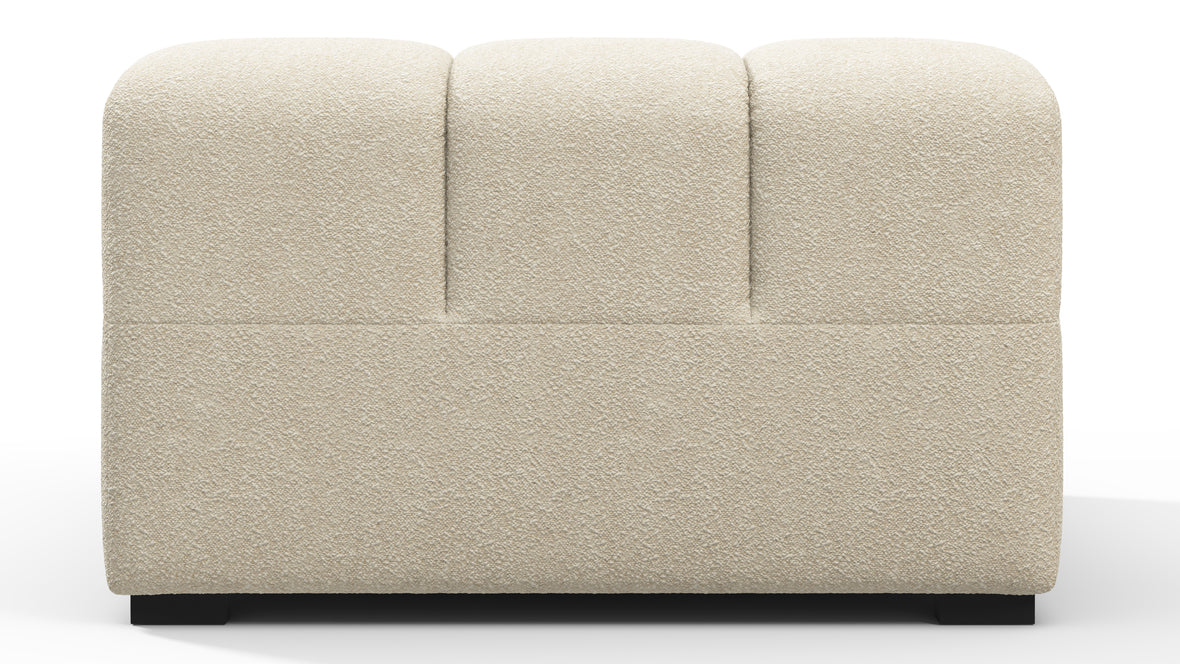 Tufty - Tufty Module, Deep Right Arm, Eggshell Boucle