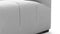 Tufty - Tufty Module, Deep Right Arm, Light Gray Wool