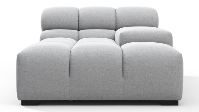 Tufty - Tufty Module, Deep Right Arm, Light Gray Wool