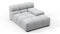 Tufty - Tufty Module, Deep Right Arm, Light Gray Wool