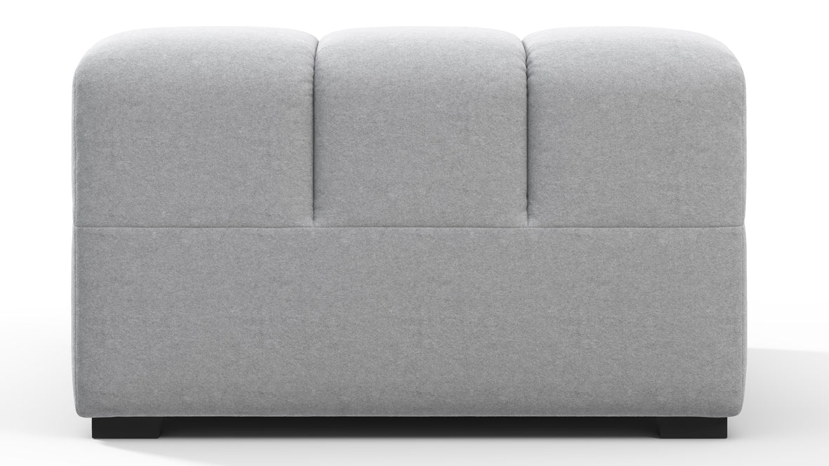 Tufty - Tufty Module, Deep Right Arm, Light Gray Wool
