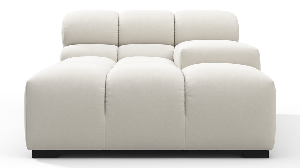 Tufty - Tufty Module, Deep Right Arm, Oatmeal Brushed Weave