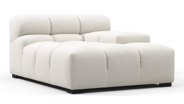 Tufty - Tufty Module, Deep Right Arm, Oatmeal Brushed Weave