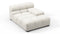 Tufty - Tufty Module, Deep Right Arm, Oatmeal Brushed Weave