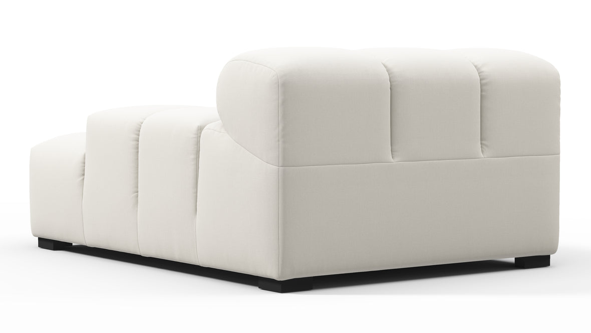 Tufty - Tufty Module, Deep Right Arm, Oatmeal Brushed Weave