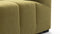 Tufty - Tufty Module, Deep Right Arm, Olive Gold Velvet
