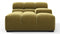 Tufty - Tufty Module, Deep Right Arm, Olive Gold Velvet