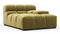 Tufty - Tufty Module, Deep Right Arm, Olive Gold Velvet