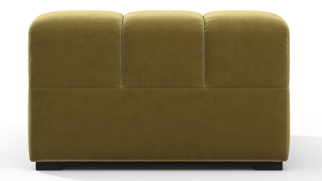 Tufty - Tufty Module, Deep Right Arm, Olive Gold Velvet