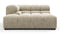 Tufty - Tufty Module, Deep Left Corner Half, Beige Gray Chenille