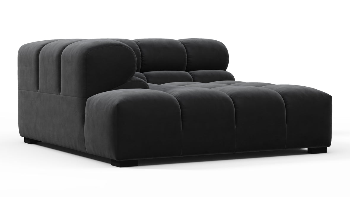 Tufty - Tufty Module, Deep Left Corner Half, Black Velvet