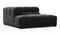 Tufty - Tufty Module, Deep Left Corner Half, Black Velvet