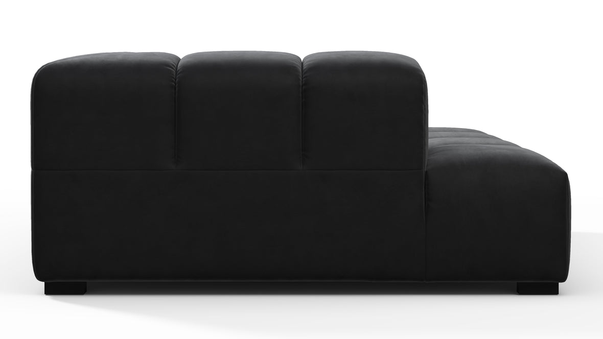 Tufty - Tufty Module, Deep Left Corner Half, Black Velvet