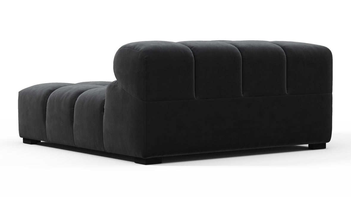Tufty - Tufty Module, Deep Left Corner Half, Black Velvet