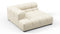 Tufty - Tufty Module, Deep Left Corner Half, Eggshell Boucle