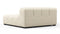 Tufty - Tufty Module, Deep Left Corner Half, Eggshell Boucle