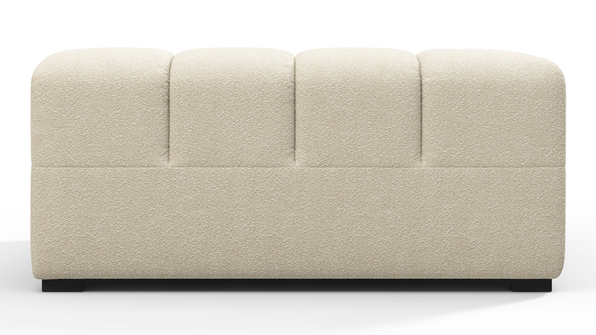 Tufty - Tufty Module, Deep Left Corner Half, Eggshell Boucle