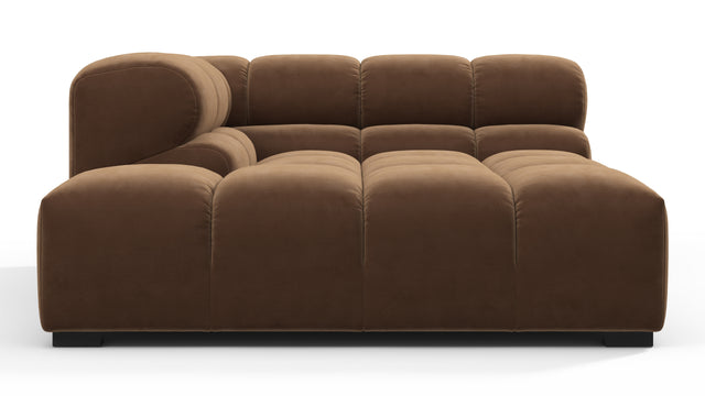 Tufty - Tufty Module, Deep Left Corner Half, Mocha Velvet