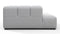 Tufty - Tufty Module, Deep Left Corner Half, Light Gray Wool