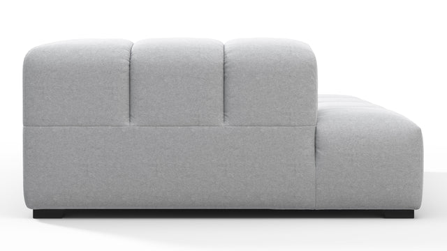 Tufty - Tufty Module, Deep Left Corner Half, Light Gray Wool