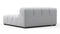 Tufty - Tufty Module, Deep Left Corner Half, Light Gray Wool