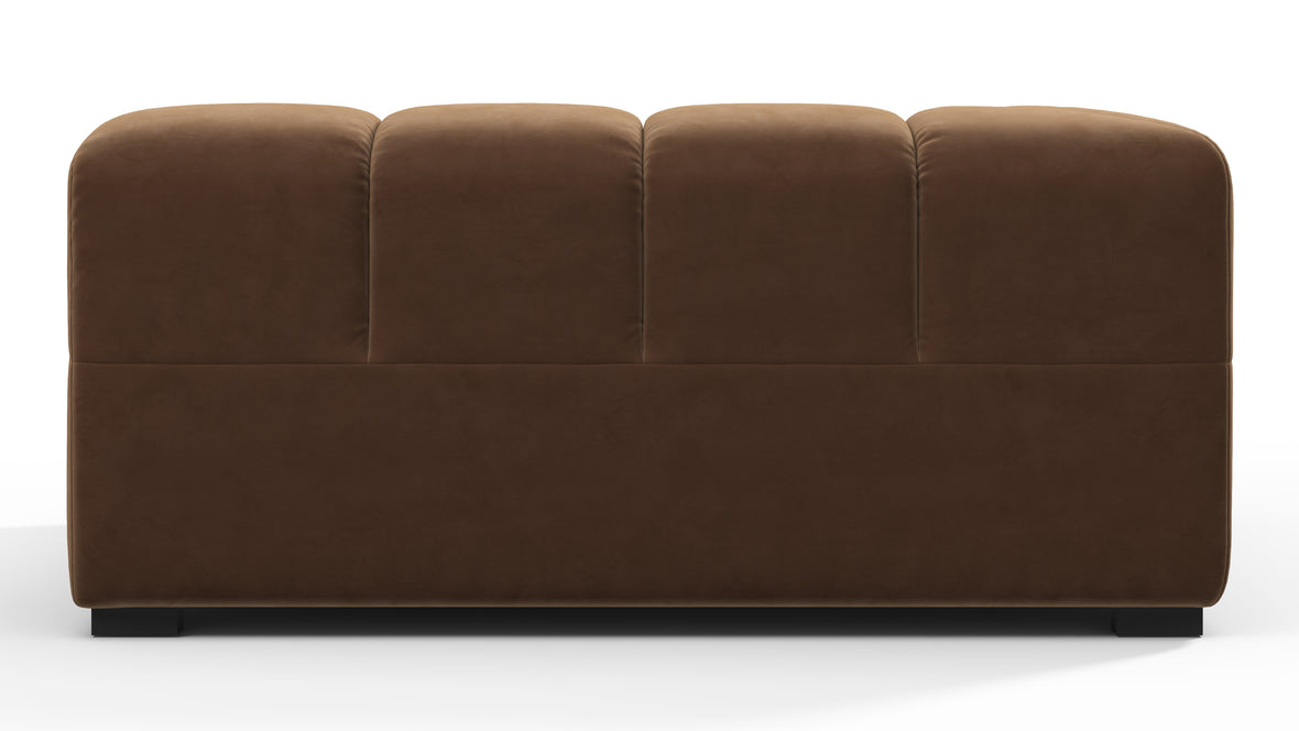 Tufty - Tufty Module, Deep Left Corner Half, Mocha Velvet