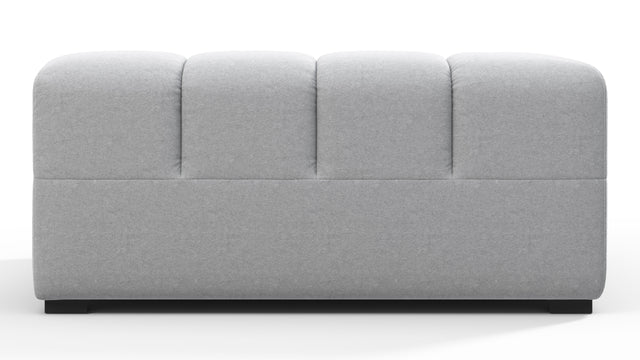 Tufty - Tufty Module, Deep Left Corner Half, Light Gray Wool