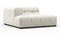 Tufty - Tufty Module, Deep Left Corner Half, Oatmeal Brushed Weave
