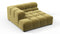 Tufty - Tufty Module, Deep Left Corner Half, Olive Gold Velvet