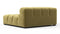 Tufty - Tufty Module, Deep Left Corner Half, Olive Gold Velvet