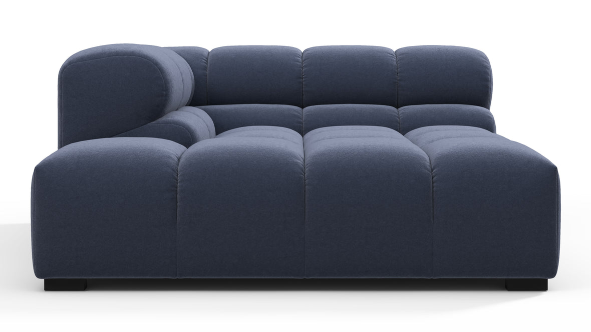 Tufty - Tufty Module, Deep Left Corner Half, Royal Blue Wool
