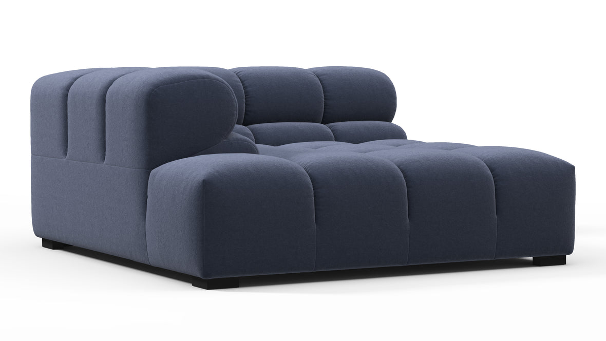 Tufty - Tufty Module, Deep Left Corner Half, Royal Blue Wool