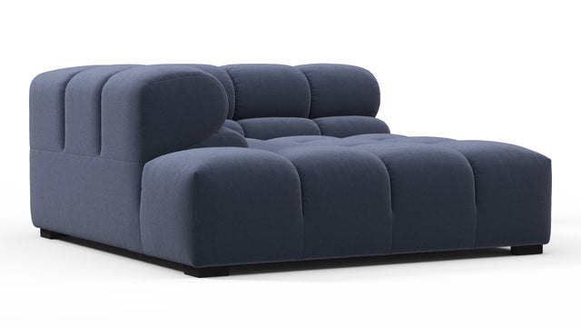 Tufty - Tufty Module, Deep Left Corner Half, Royal Blue Wool