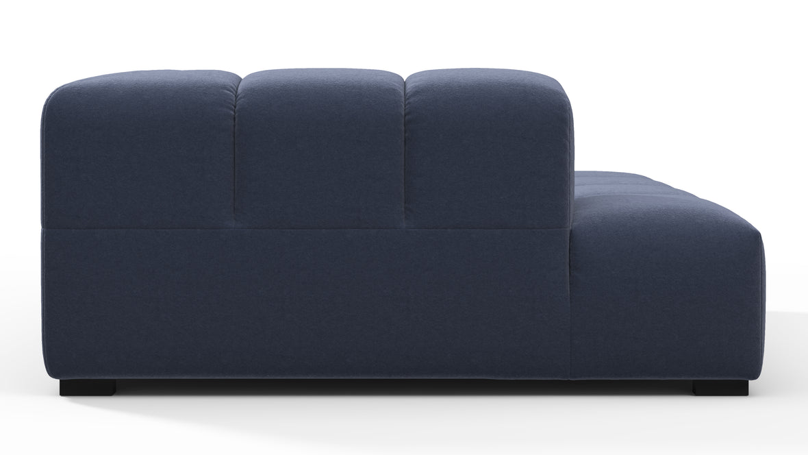 Tufty - Tufty Module, Deep Left Corner Half, Royal Blue Wool