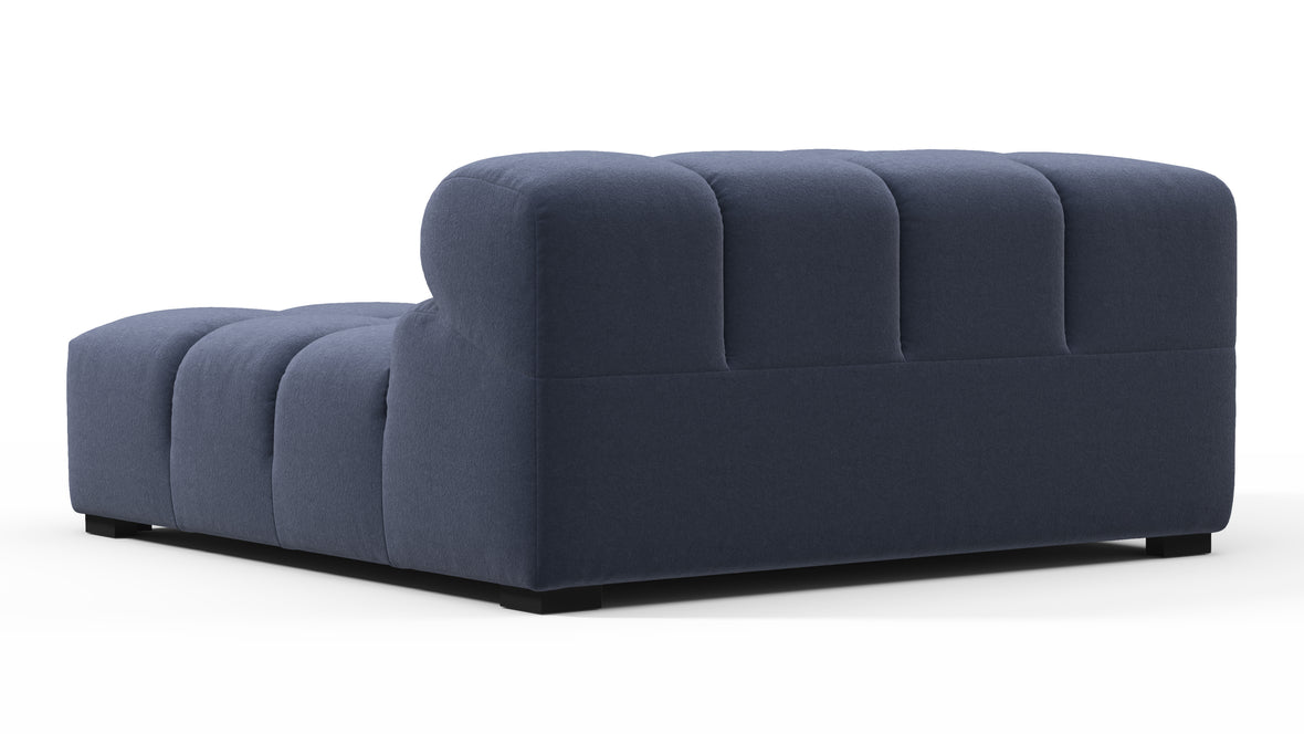 Tufty - Tufty Module, Deep Left Corner Half, Royal Blue Wool