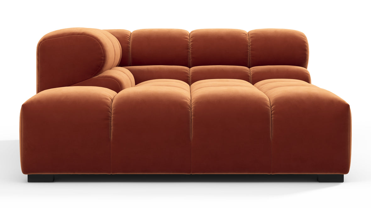 Tufty - Tufty Module, Deep Left Corner Half, Spice Velvet