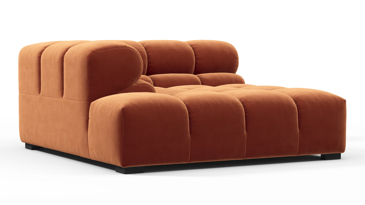 Tufty - Tufty Module, Deep Left Corner Half, Spice Velvet