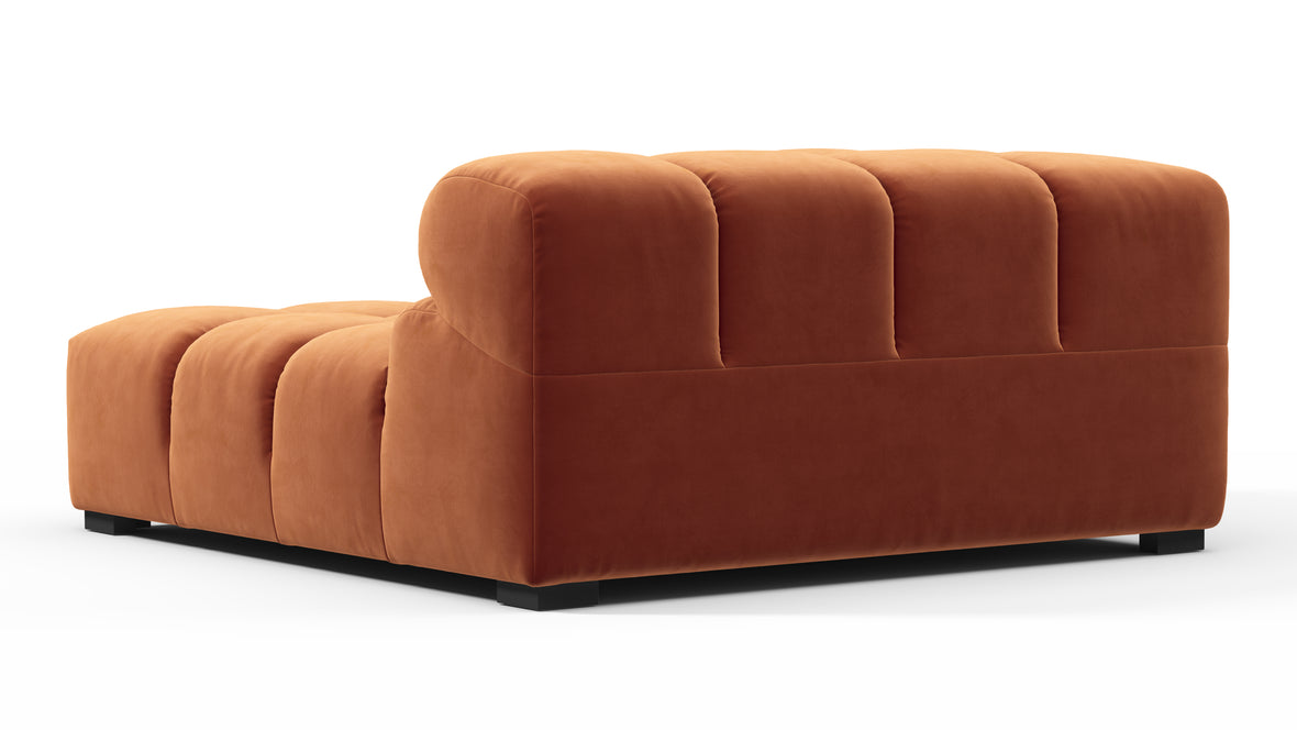 Tufty - Tufty Module, Deep Left Corner Half, Spice Velvet