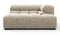 Tufty - Tufty Module, Deep Right Corner Half, Beige Gray Chenille