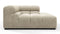 Tufty - Tufty Module, Deep Right Corner Half, Beige Gray Chenille