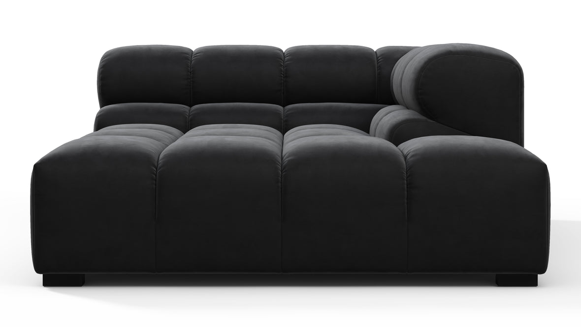 Tufty - Tufty Module, Deep Right Corner Half, Black Velvet