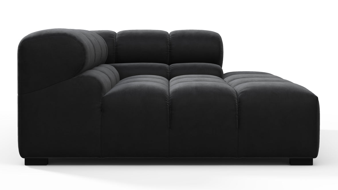 Tufty - Tufty Module, Deep Right Corner Half, Black Velvet