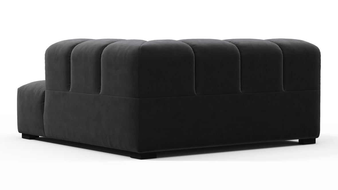Tufty - Tufty Module, Deep Right Corner Half, Black Velvet