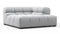 Tufty - Tufty Module, Deep Right Corner Half, Light Gray Wool