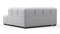 Tufty - Tufty Module, Deep Right Corner Half, Light Gray Wool