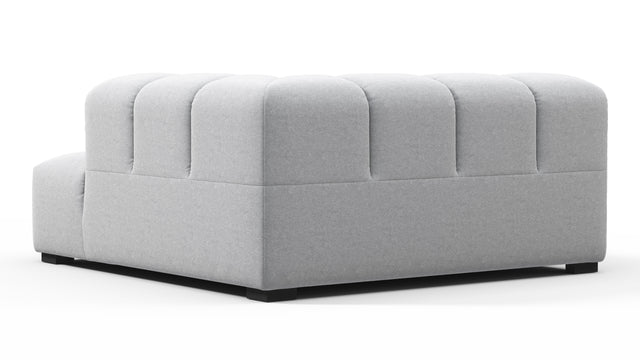Tufty - Tufty Module, Deep Right Corner Half, Light Gray Wool