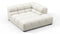 Tufty - Tufty Module, Deep Right Corner Half, Oatmeal Brushed Weave