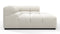 Tufty - Tufty Module, Deep Right Corner Half, Oatmeal Brushed Weave