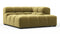 Tufty - Tufty Module, Deep Right Corner Half, Olive Gold Velvet