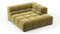 Tufty - Tufty Module, Deep Right Corner Half, Olive Gold Velvet